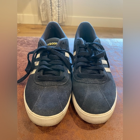 Adidas Ortholite Float Navy suede tennis shoes - Picture 4 of 10